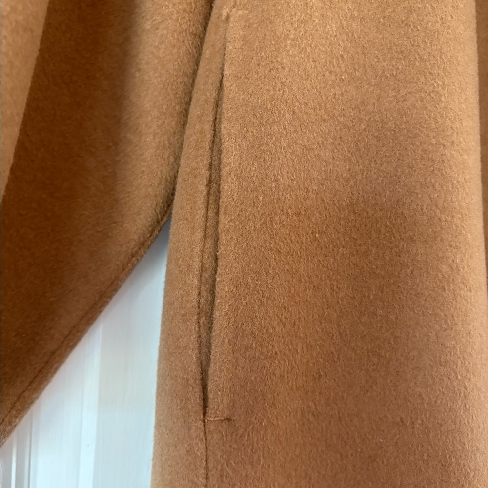 MANGO Classic Camel, Wool Belt Coat, Size Small 🧥 - Picture 13 of 13